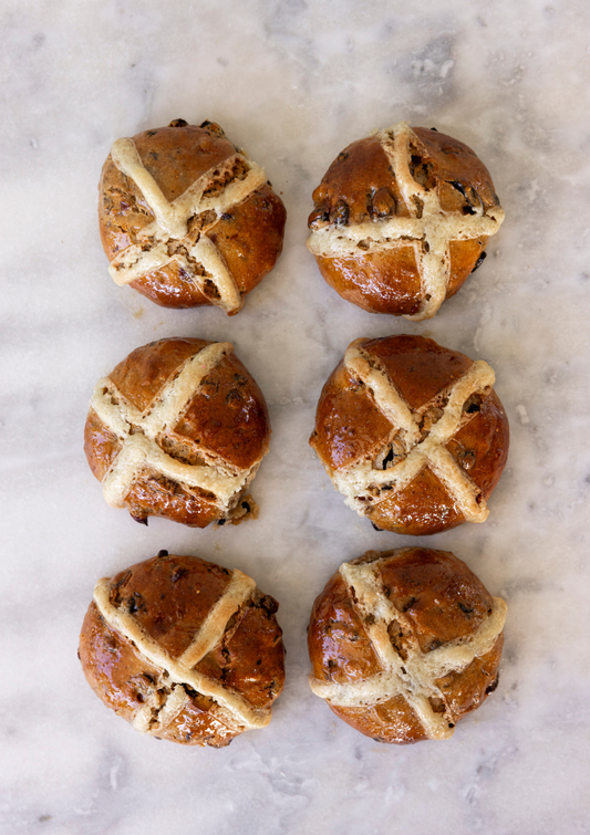 Traditional Fruit Hot Cross Buns