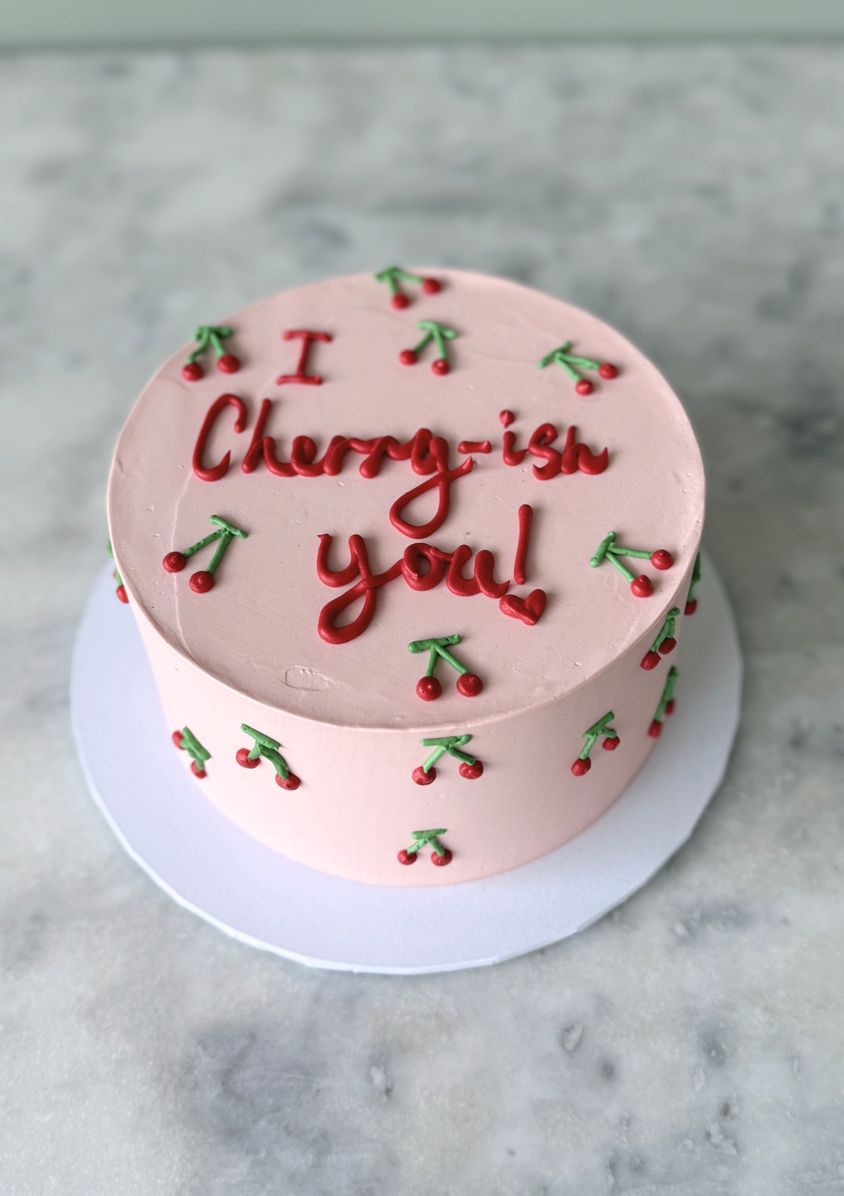 I Cherry-ish You Valentines Cake