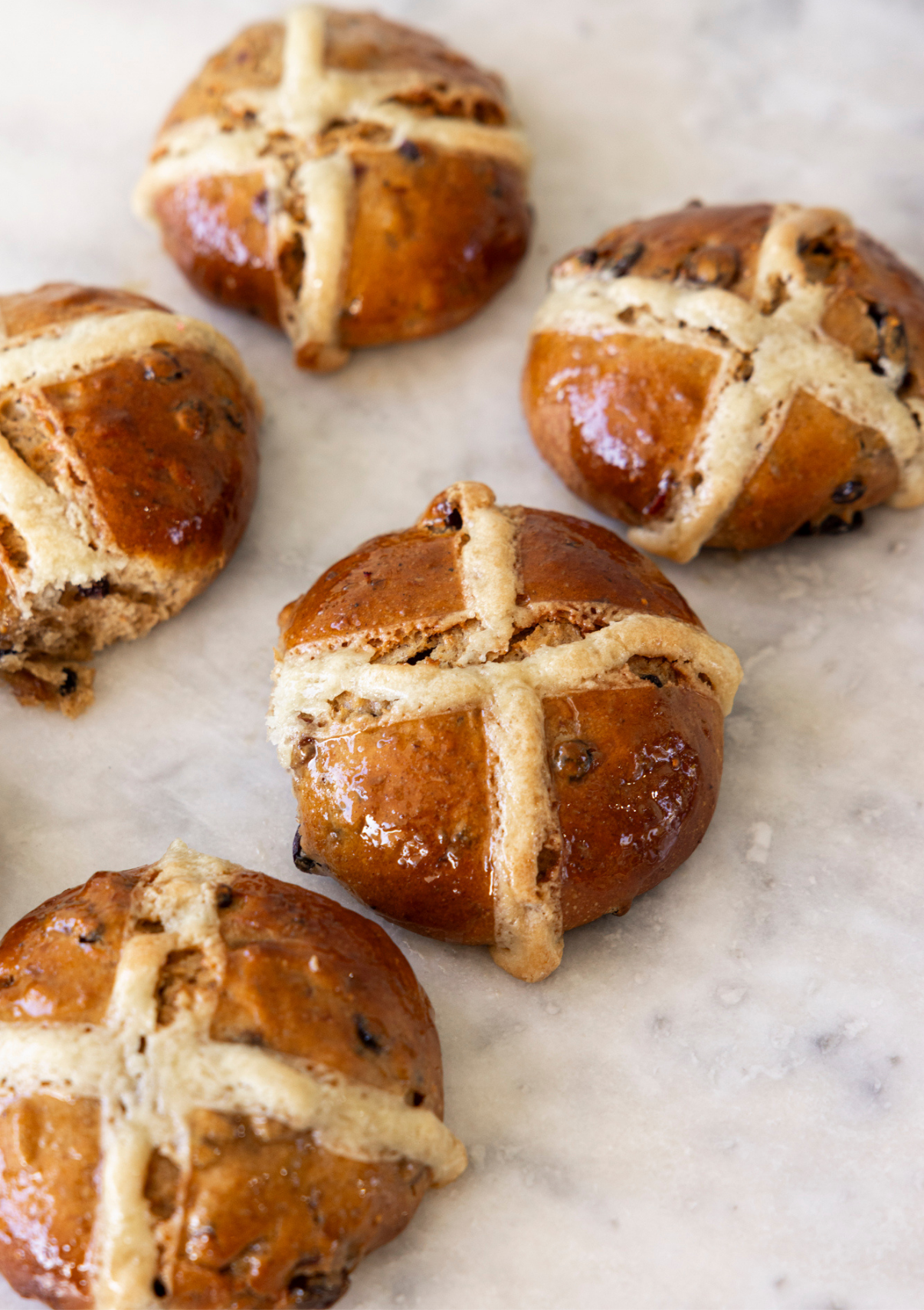 Traditional Fruit Hot Cross Buns