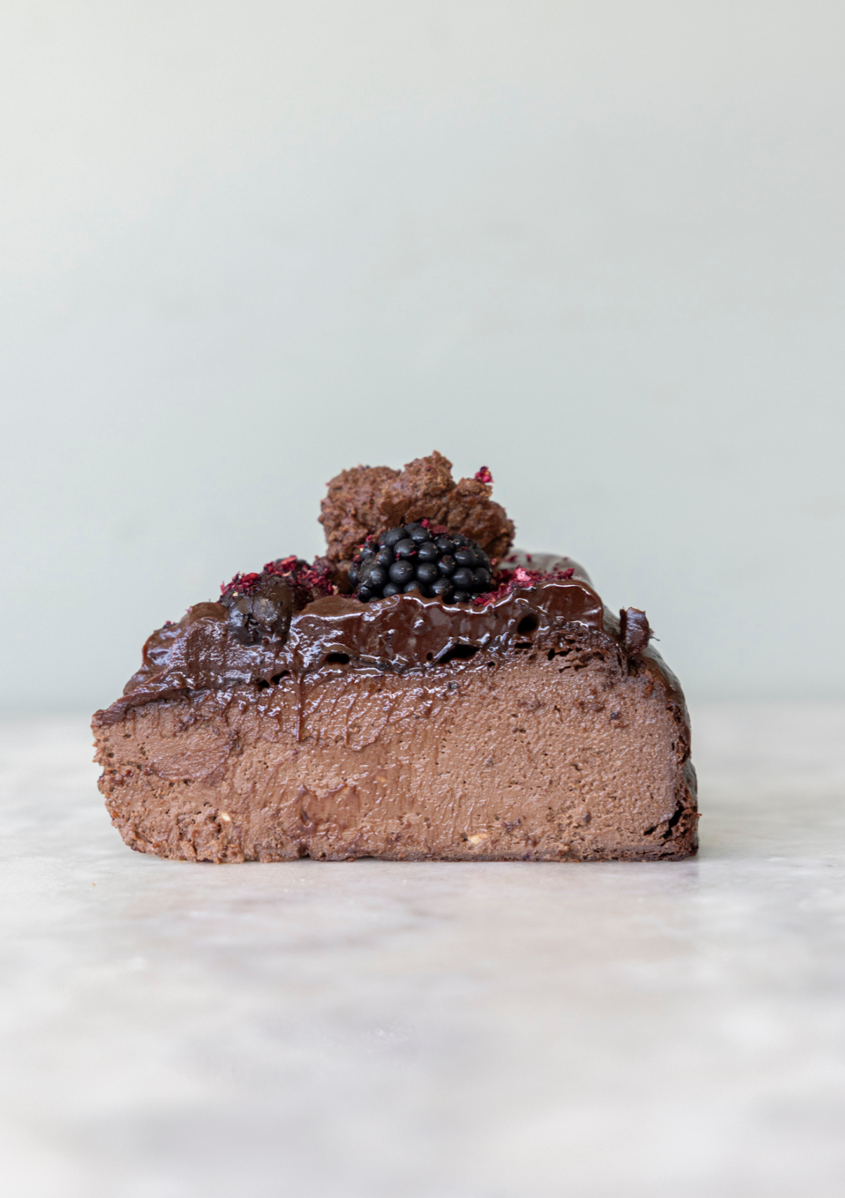 Chocolate Easter Basque Cheesecake