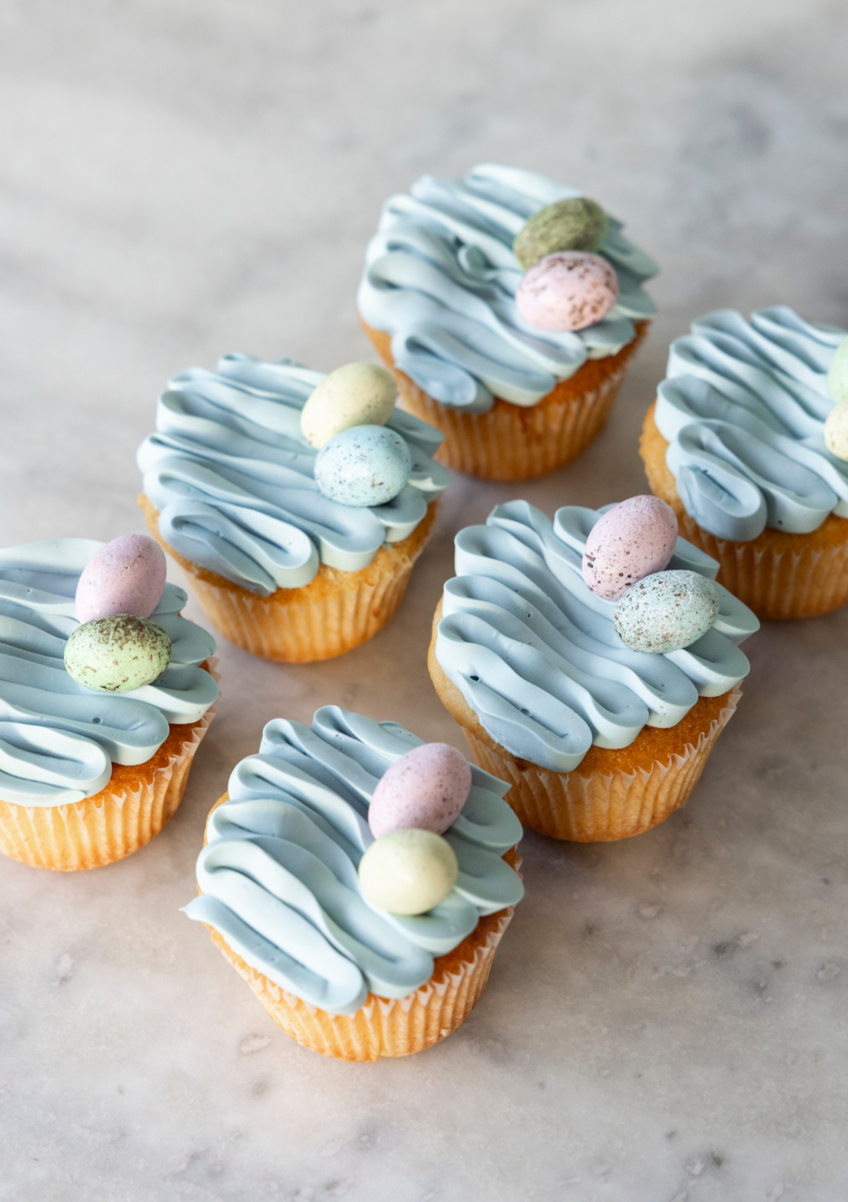 Easter Victoria Sponge Cupcake