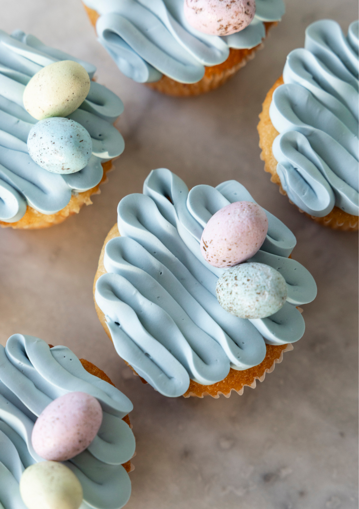 Easter Victoria Sponge Cupcake